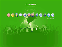 Tablet Screenshot of clubnews.dk